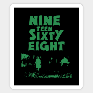 1968 Zombie Movie Sticker